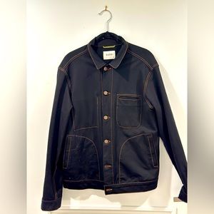 Kardo Black Stitched Jacket in Black